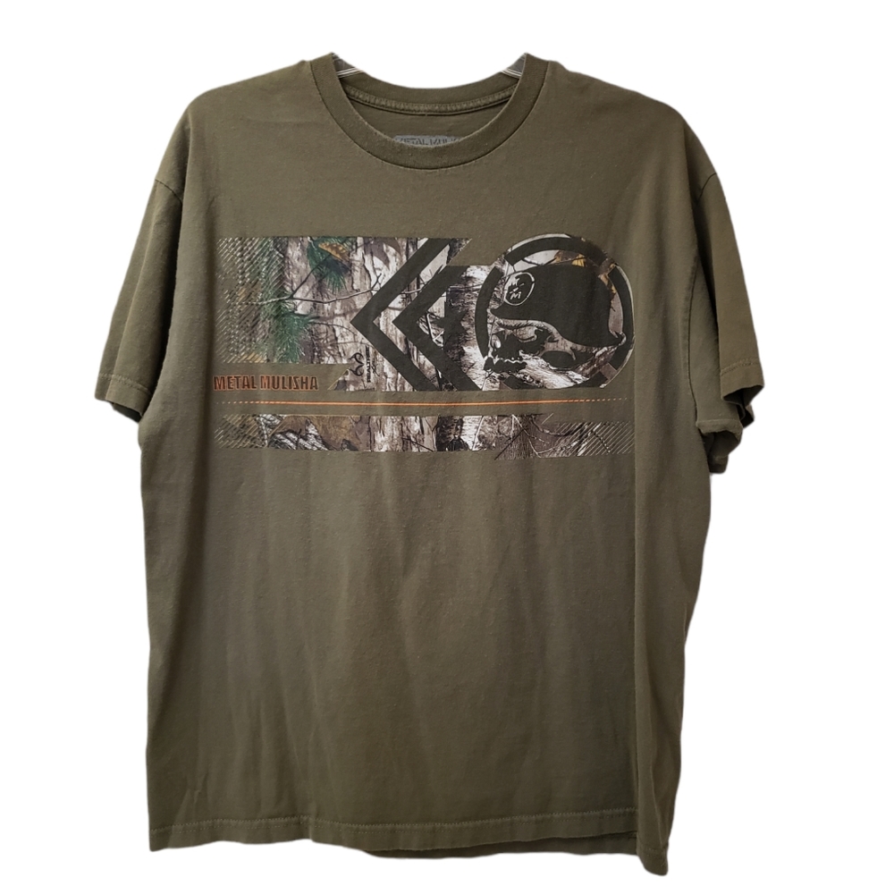 Metal Mulisha Army Green Camo T-shirt